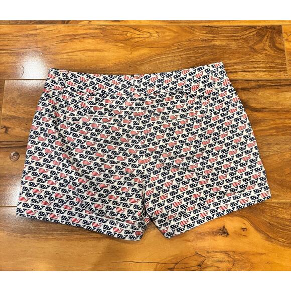 Vineyard vines red white and blue women’s shorts size 0 style 2H2026 - Picture 2 of 7